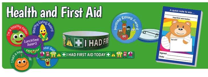 Health and First Aid Stickers