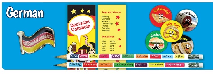 Stickers for German